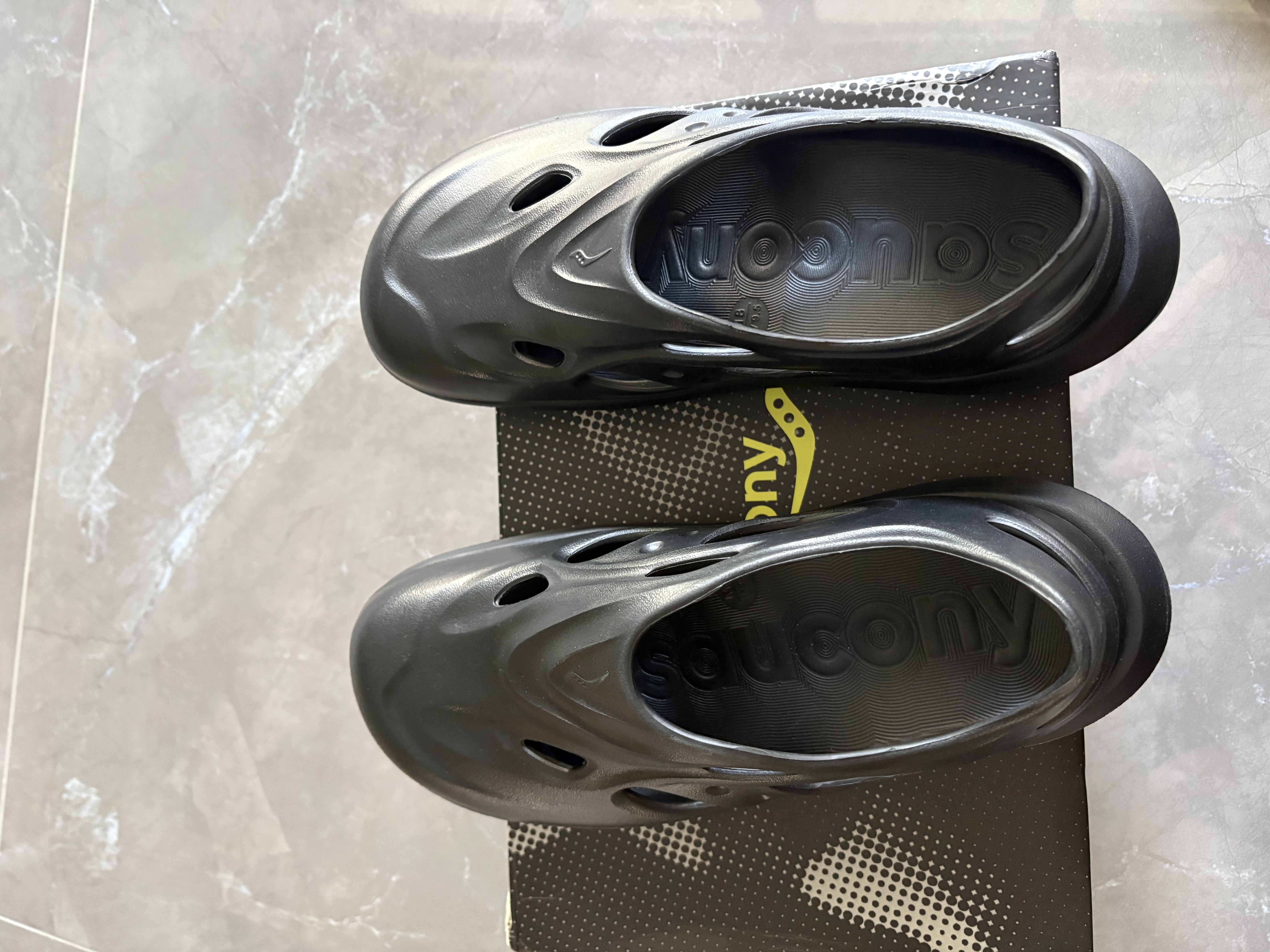 SAUCONY新款cradle yat夏季洞洞鞋缓震户外凉拖鞋徒步外穿 黑色 建议拍大半码或一码 41 实拍图