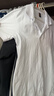 罗蒙男童短袖polo衫校园服饰春夏新款T恤女童班服 白色短袖POLO衫 150 实拍图