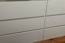 宜家（IKEA）MALM马尔姆卧室家用斗柜收纳柜床边柜抽屉柜简约杂物柜 六屉柜横向白色 实拍图