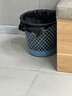 家馨洁驱蚊背心垃圾袋黑色50*60cm600只双面1.6丝加大号家用手提式办公 实拍图