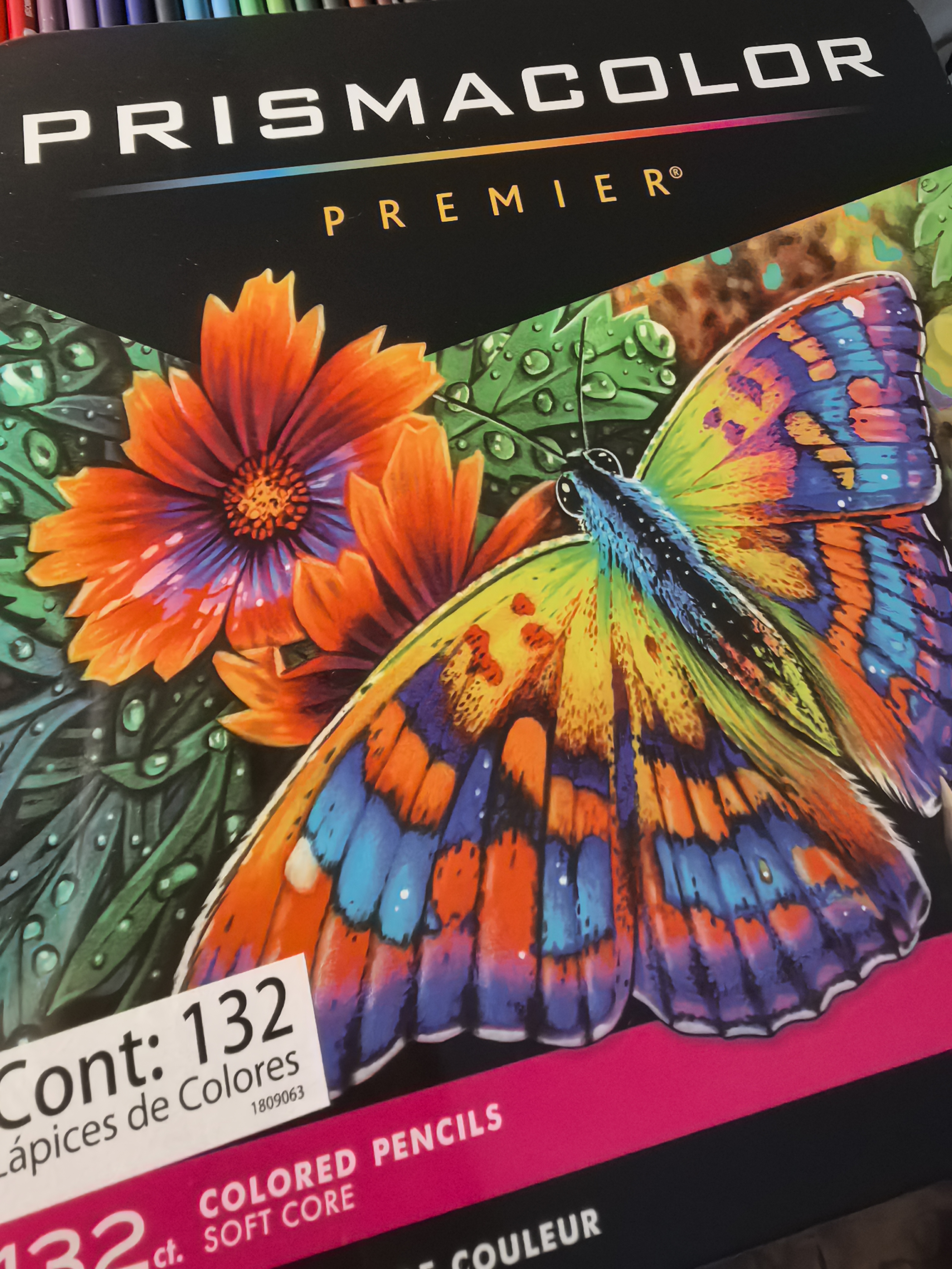 霹雳马（PRISMACOLOR）彩铅美人鱼油性彩铅礼盒138支联名彩铅套装美国三福520礼物六一儿童节礼物文具礼盒套装画画笔 实拍图