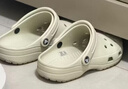 卡骆驰（CROCS）檀健次同款经典洞洞鞋轻便百搭女沙滩鞋包头拖鞋男鞋|10001 骨白色-2Y2(含智必星) 40 (250mm) 实拍图