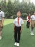 杉杉女童纯白色短袖衬衫中大童衬衣小学生班服演出服 白色 140 实拍图