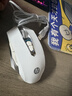 惠普（HP）M220游戏鼠标USB有线鼠标自定义宏驱动2400DPI吃鸡LOL鼠标电竞游戏鼠标 白色 冰蓝光 静音版 实拍图