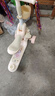 361°儿童滑板车1-3-6-8岁男女小孩踏板溜溜车可坐推遛娃神器宝宝礼物 【奶粉色】二合一 带音乐灯光 实拍图