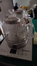 友家铺子（Biooner）全自动底部双上水电热烧水壶玻璃烧水器家用办公茶台茶桌一体嵌入式电茶炉茶具套装 轻奢银蒸茶款 实拍图