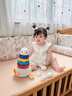 MKBIBI叠叠乐玩具萌鸭不倒翁0-1岁婴幼儿童套圈玩具 实拍图