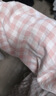 MUJI[自营限定款]女士无侧缝 双层纱织睡衣 纯棉家居服 浅粉红色 XL 实拍图