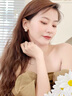 DAISY DREAM赵露思同款双面珍珠耳环女前后两戴轻奢耳钉高级耳饰品S925银针 白色大小珍珠耳环【925银针】 实拍图