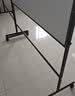 得力白板写字板120*90cm H型碳钢支架式磁吸书写移动升降办公会议黑板家庭辅导培训33715【升级双面】 实拍图