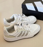 adidas情侣休闲纯棉上衣圆领正肩短袖T恤男女夏季阿迪达斯轻运动   米白   XS 实拍图