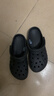 卡骆驰（CROCS）贝雅洞洞鞋男鞋女鞋轻便耐磨一脚蹬拖鞋休闲鞋百搭花园鞋|10126 黑色-001(含智必星) 39 (240mm) 实拍图