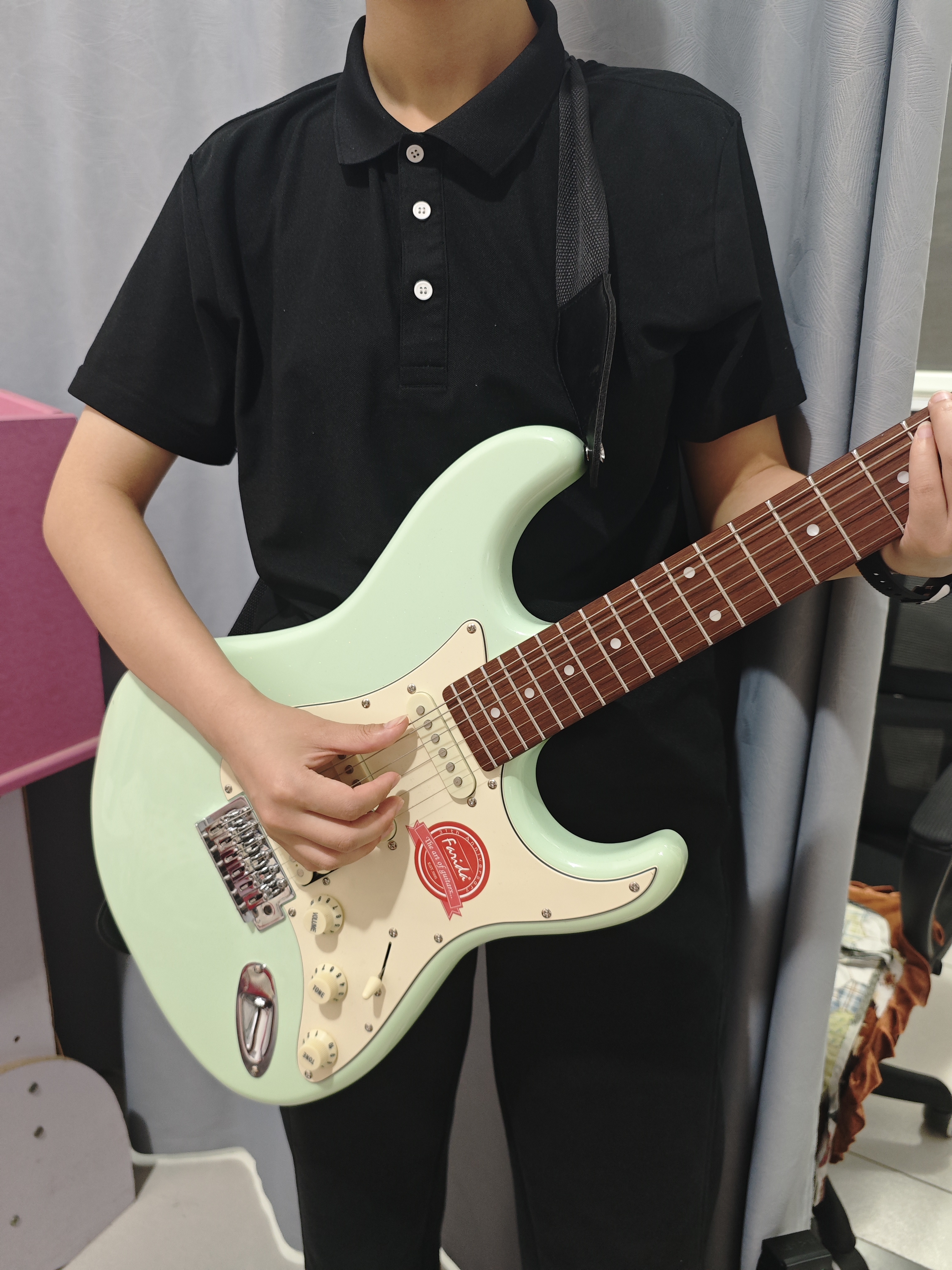 法丽达（Farida）F5020/F2020电吉他初学者入门单摇单单双电吉他 【 电吉他热销榜TOP1】F2020 MPGN马尾松绿 实拍图