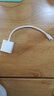 绿联Mini DP转HDMI\/VGA\/DVI苹果电脑转换器迷你DP扩展适用微软苹果电脑接投影仪 转VGA【1080P款/白色】10458 实拍图