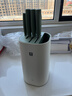 双立人（ZWILLING）刀具套装厨房全套菜刀套装水果刀剪刀双重除菌刀架6件套 薄荷绿 实拍图