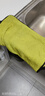 美家日记抹布 黄灰双面抹布75*35cm*2条洗车毛巾擦车抹布吸水纤维绒清洁巾 实拍图