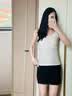 爱宝适哺乳背心吊带孕产妇免穿文胸产后喂奶衣哺乳内衣上衣M506 白色L 实拍图