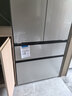 博世（BOSCH）冰箱家用504L大容量法式四门多门 超薄平嵌零嵌入式 双系统双循环 冷冻抗菌清风净味 玻璃面板 【拿铁白】KME50S21TI 实拍图
