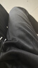 佐尚鸟休闲裤子男夏季冰丝薄款工作上班耐脏运动阔腿长裤直筒宽松男裤 黑色+黑色 L -建议100-110斤左右 实拍图