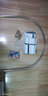 挑三拣四 免打孔U型浴帘杆卫生间不锈钢浴帘架简易淋浴房浴帘套装浴室U型轨道 免打孔圆U80*90*80+浴帘+环 实拍图