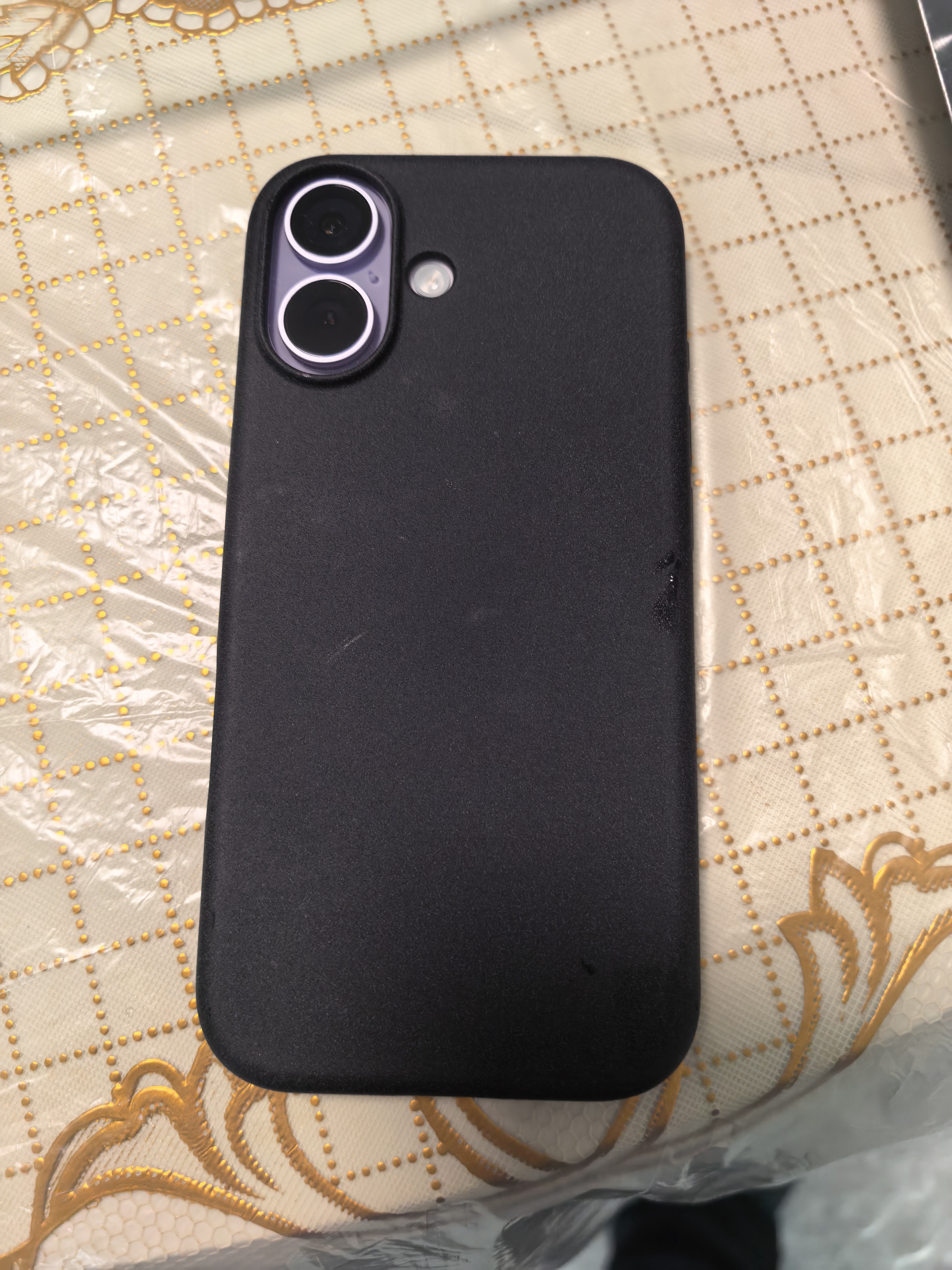 猩球卫士高级感保护套适用Apple/苹果iPhone17磁吸保护壳石英砂涂层散热MagSafe简约商务外壳黑 实拍图
