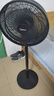 美的（Midea）【超级单品】七叶轻音立式电风扇家用柔风落地扇台式桌面小型风扇大风量节能摇头宿舍电扇 SAF30AB 实拍图