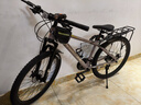 凤凰（Phoenix）山地自行车男女成人儿童铝架单车酷行者 灰色24速 26英寸线碟 实拍图