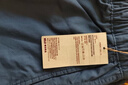 MUJI 男式 棉水洗府绸 短裤休闲短裤男款夏季纯棉全棉AED14A2S 烟熏蓝色 M 实拍图
