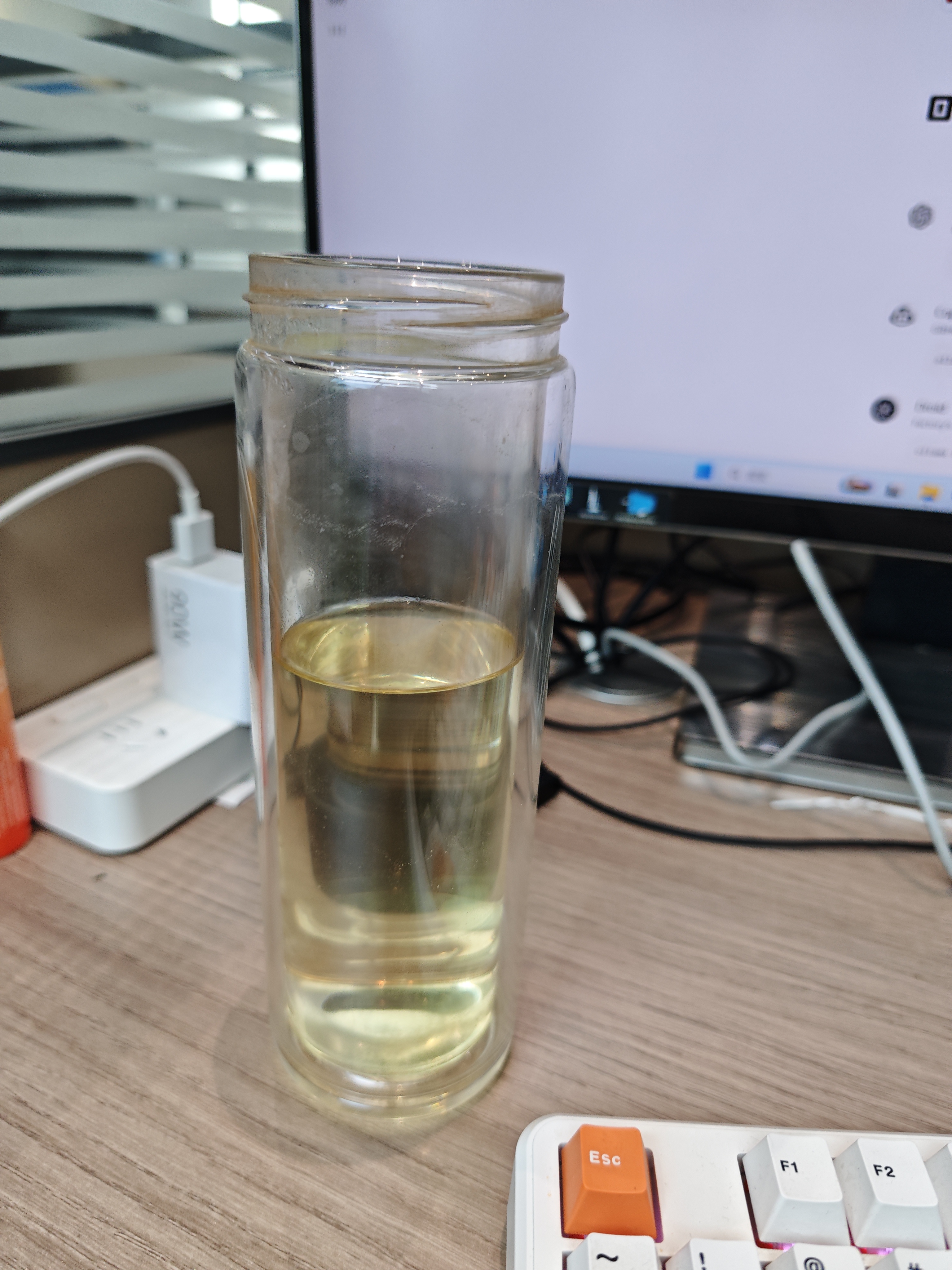 八千行茶水分离杯磁弹泡茶磁吸力玻璃水杯子男士双层防烫便携车载耐高温 实拍图