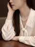 中国黄金天然珍珠项链女年轻款2026年新款教师节礼物女老师送女友老婆生日 珍爱珍珠项链 7-8mm+证书礼盒 实拍图