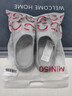 名创优品（MINISO）拖鞋男女家居情侣家用舒适浴室防滑防臭四季拖鞋  烟灰色42-43 实拍图