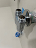 潜水艇（Submarine）F403 角阀一进二出三通双把双控单出水黄铜主体陶瓷阀芯4分进出水 实拍图