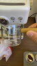 玻璃小奶盅带刻度带木手柄奶杯木柄奶盅司浓缩咖啡萃取量杯咖啡杯 双嘴 实拍图