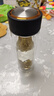 富光双层玻璃杯水杯男女车载家用高硼硅玻璃杯泡茶杯带茶隔玻璃杯子 黑色 320ml 双层玻璃直杯 实拍图