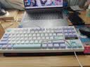 VGN V87 V2 有线/无线/蓝牙三模客制化机械键盘 五层填充gasket结构全键热插拔87键盘 电竞游戏办公 V87 V2 冰川轴 风信子 实拍图