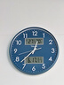 天王星（Telesonic）挂钟客厅钟表双屏万年历家用挂表温湿度静音石英钟挂墙时钟35.5cm 实拍图