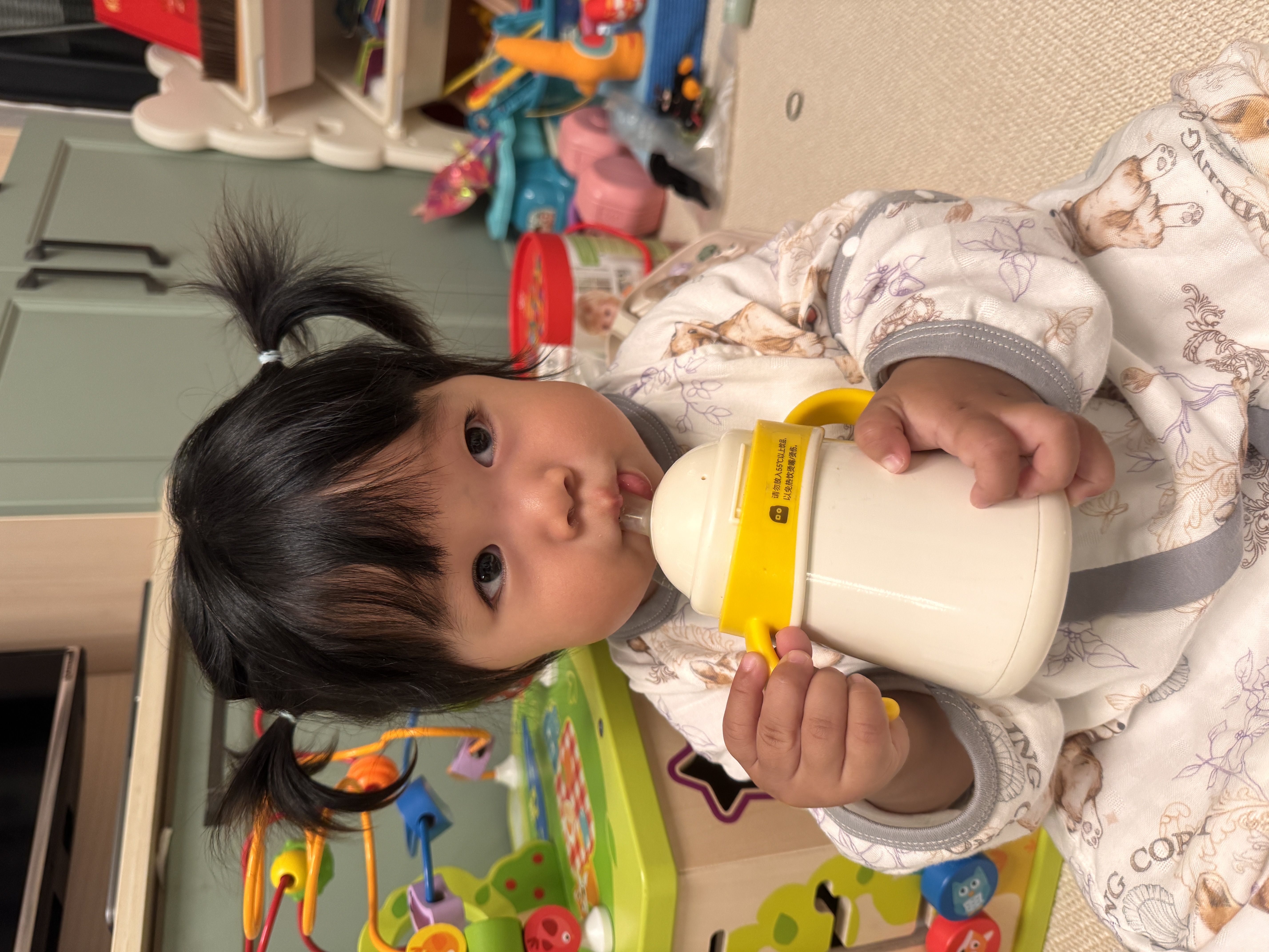 欧孕（OUYUN）婴儿睡袋夏季薄款竹棉纱布分腿新生儿防惊跳包被 四二 熊猫90*52 实拍图