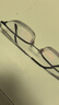 万新 新款 1.67超薄高清防蓝光镜片男可配度数送商务眼镜框女Z 9051黑银 时尚眉线框加大加宽 配万新1.67MR-7超薄非球面镜片 实拍图
