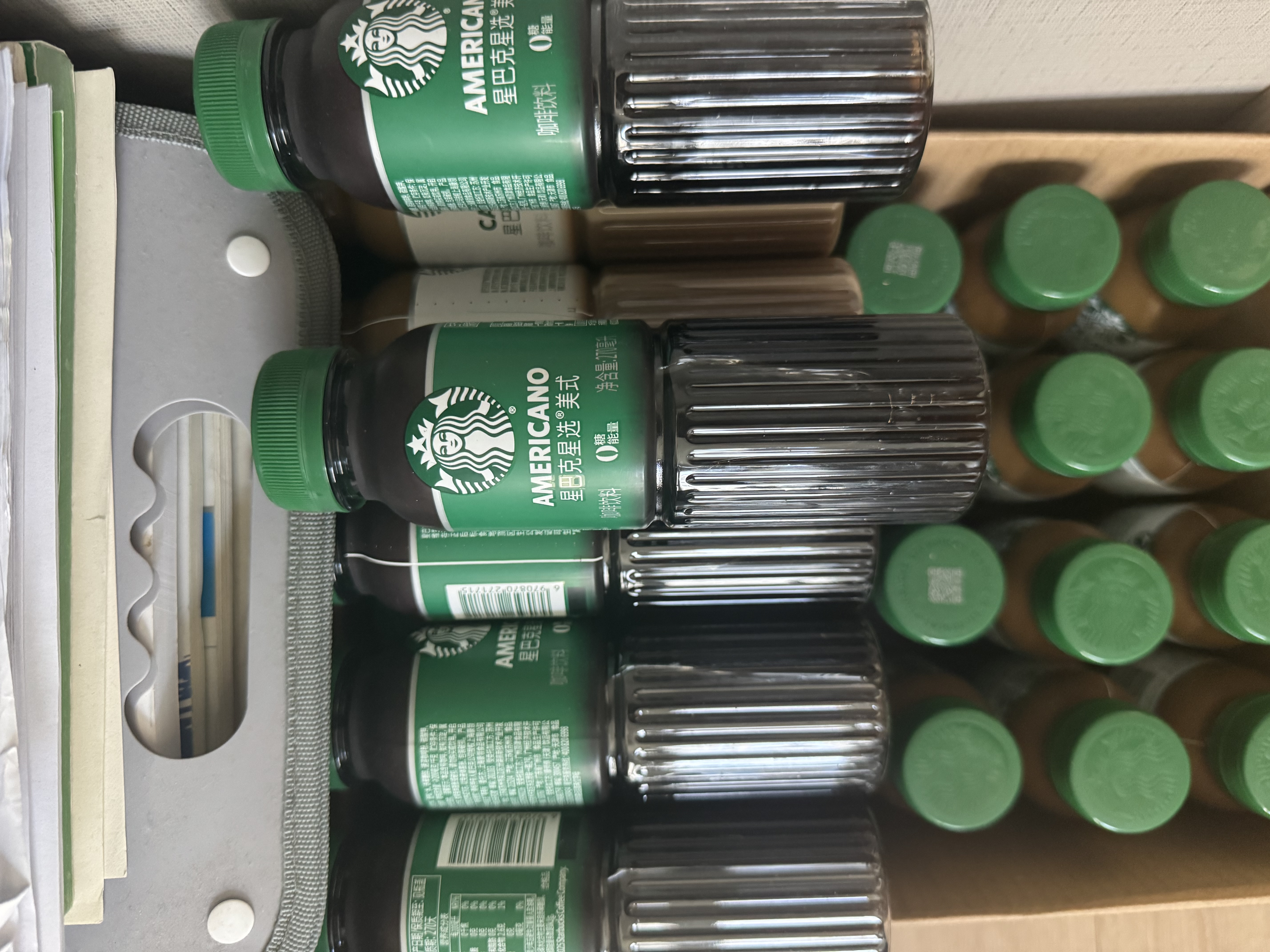 星巴克（Starbucks）咖啡星选饮料瓶装即饮便携开瓶提神醒脑送礼熬夜加班送礼礼盒 美式270ml*15瓶 实拍图