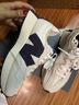 NEW BALANCE NB327官方夏季休闲鞋男鞋女鞋情侣舒适增高鞋百搭潮流厚底运动鞋 米灰色/白色 MS327FE 44 (脚长28cm) 实拍图