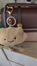 viney【邓灵枢同款】牛皮斜挎包包女包轻奢剑桥包生日礼物高级感送女友 实拍图