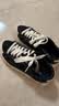 FILA FUSION斐乐女鞋帆布鞋女 低帮板鞋POP轻质帆布鞋休闲运动鞋女 黑-BK 36.5 实拍图