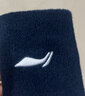 李宁（LI-NING）护腕男女专业运动扭伤防护篮球健身羽毛球擦汗高弹拉伸护手腕套 198藏青色 均码【一只装】 实拍图