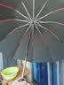 泽时雨24骨全自动反向伞超大雨伞男大号加固加厚结实抗风晴雨伞高档定做 双纤24骨超大124CM-黑色-送礼盒 实拍图