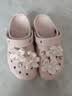 卡骆驰（CROCS）白鹿同款云朵洞洞鞋|206750 石英粉-6UR 37/38(240mm) 实拍图