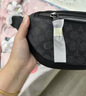 蔻驰（COACH）男士WARREN斜挎胸包腰包黑色CW369礼物 实拍图