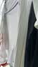 婧麒婴儿衣服夏季薄款新生宝宝提花连体衣长袖纯棉空调服爬服夏装单件 小鲸鱼绿 90cm 实拍图