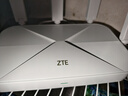 中兴（ZTE）巡天 AX3000满血WIFI6千兆无线家用路由器 自研双核主芯片 5G双频穿墙王wifi路由 Mesh 3000M速率 实拍图
