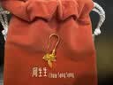 周生生七夕黄金耳钉足金叶子耳环40535E 计价 3.6克 实拍图