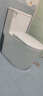 海尔（Haier）卫玺马桶家用一级水效大冲力虹吸式卫生间防臭节水大座圈坐便器 【一级水效+超薄无棱内壁+双漩冲水】TD02 300/400 坑距下单备注 实拍图